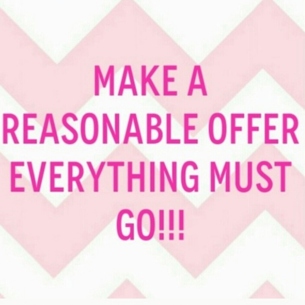 All reasonable offers accepted!